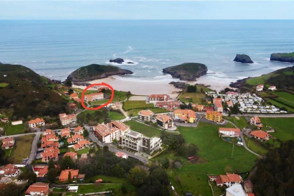 Apartamento frente a la playa con vistas al mar en Barro, Llanes